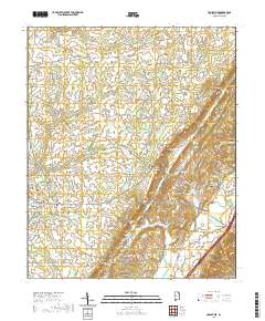 USGS US Topo 7.5-minute map for Crossville AL 2020