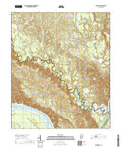 USGS US Topo 7.5-minute map for Crumptonia AL 2020