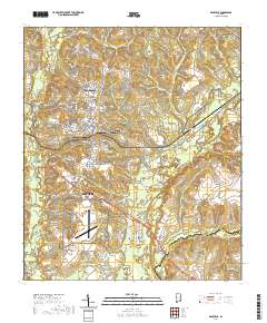 USGS US Topo 7.5-minute map for Daleville AL 2020