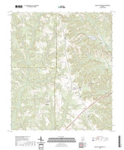 US Topo 7.5-minute map for Danleys Crossroads AL