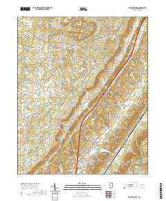 USGS US Topo 7.5-minute map for Dugout Valley AL 2020