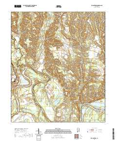 USGS US Topo 7.5-minute map for Durant Bend AL 2020