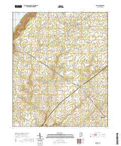 USGS US Topo 7.5-minute map for Dutton AL 2020