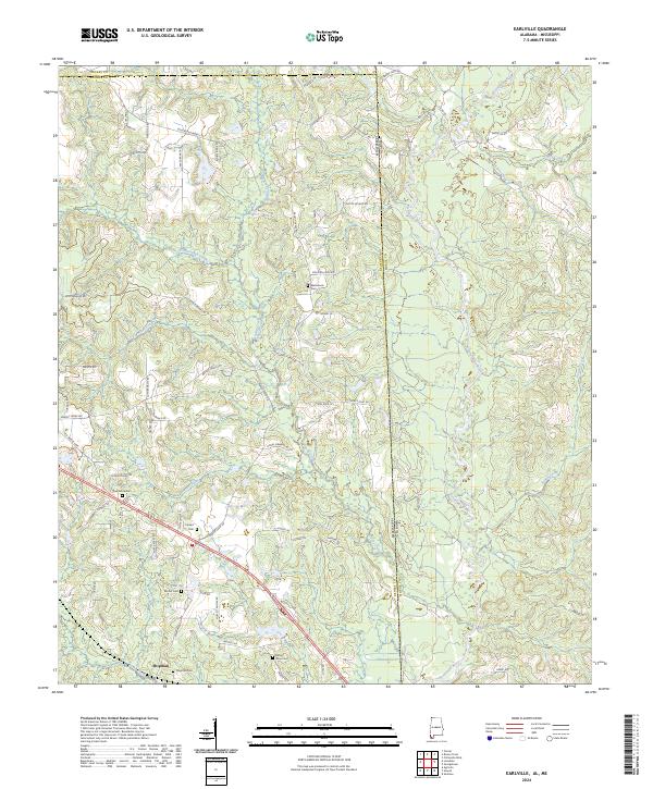 US Topo 7.5-minute map for Earlville ALMS