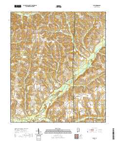 USGS US Topo 7.5-minute map for Echo AL 2020