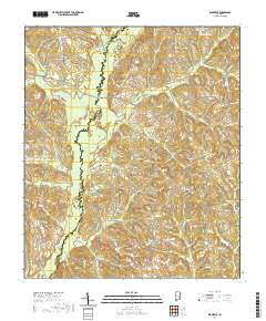 USGS US Topo 7.5-minute map for Elamville AL 2020