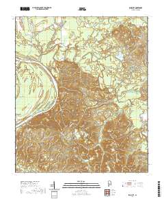 USGS US Topo 7.5-minute map for Elm Bluff AL 2020