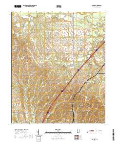 USGS US Topo 7.5-minute map for Epes West AL 2020