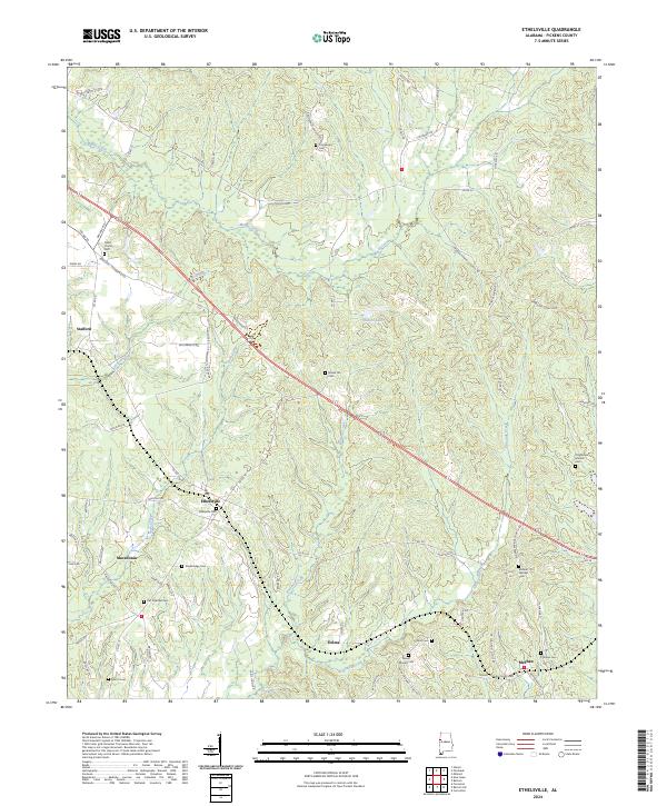 US Topo 7.5-minute map for Ethelsville AL