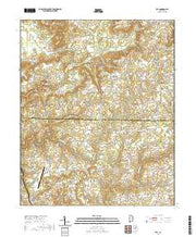 USGS US Topo 7.5-minute map for Eva AL 2020