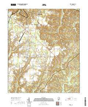 USGS US Topo 7.5-minute map for Excel AL 2020