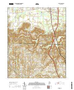 USGS US Topo 7.5-minute map for Falkville AL 2020