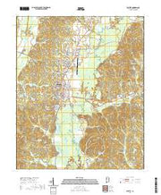 USGS US Topo 7.5-minute map for Fayette AL 2020