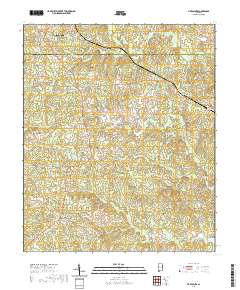 USGS US Topo 7.5-minute map for Five Points AL 2020