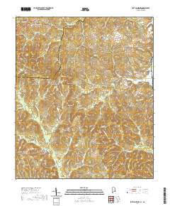 USGS US Topo 7.5-minute map for Fort Gaines NW ALGA 2020