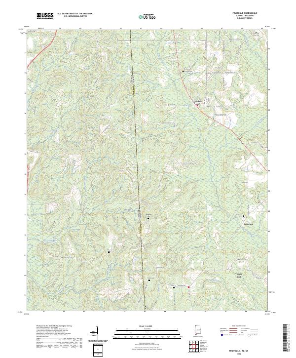 US Topo 7.5-minute map for Fruitdale ALMS