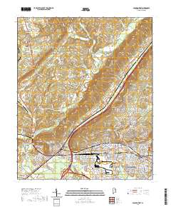 USGS US Topo 7.5-minute map for Gadsden West AL 2020