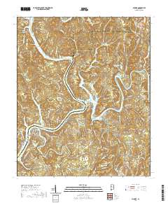 USGS US Topo 7.5-minute map for Gilmore AL 2020