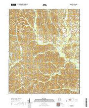 USGS US Topo 7.5-minute map for Gin Creek AL 2020