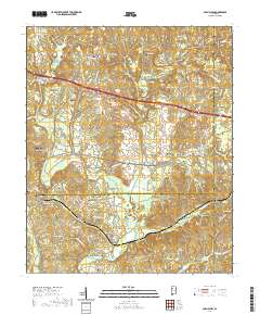 USGS US Topo 7.5-minute map for Glen Allen AL 2020