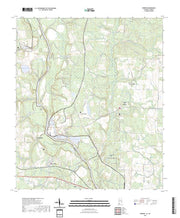 US Topo 7.5-minute map for Gordon ALGA