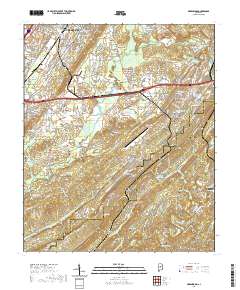 USGS US Topo 7.5-minute map for Greenwood AL 2020