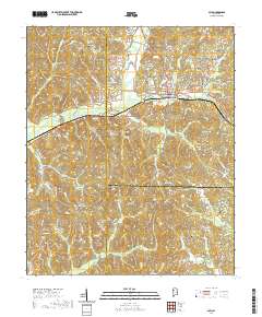 USGS US Topo 7.5-minute map for Guin AL 2020