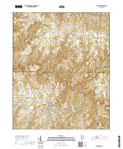 USGS US Topo 7.5-minute map for Hackleburg AL 2020