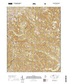 USGS US Topo 7.5-minute map for Haleyville East AL 2021