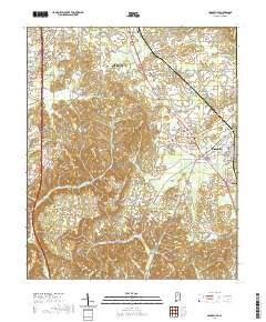 USGS US Topo 7.5-minute map for Hanceville AL 2020