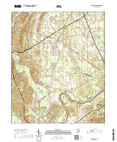 USGS US Topo 7.5-minute map for Harpersville AL 2020