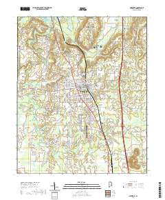 USGS US Topo 7.5-minute map for Hartselle AL 2020