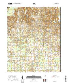 USGS US Topo 7.5-minute map for Hatton AL 2020