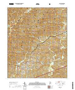 USGS US Topo 7.5-minute map for Heflin AL 2021