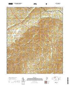 USGS US Topo 7.5-minute map for Hollins AL 2021