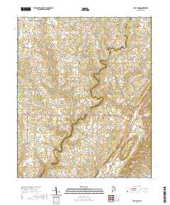 USGS US Topo 7.5-minute map for Holly Pond AL 2020