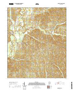 USGS US Topo 7.5-minute map for Hubbertville AL 2020