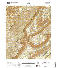 USGS US Topo 7.5-minute map for Hyatt Gap AL 2020