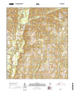 USGS US Topo 7.5-minute map for Ino AL 2020