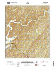 USGS US Topo 7.5-minute map for Jacksons Gap AL 2020