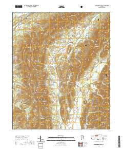 USGS US Topo 7.5-minute map for Jacksonville East AL 2021