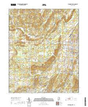 USGS US Topo 7.5-minute map for Jacksonville West AL 2020