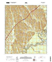 USGS US Topo 7.5-minute map for Knoxville AL 2020