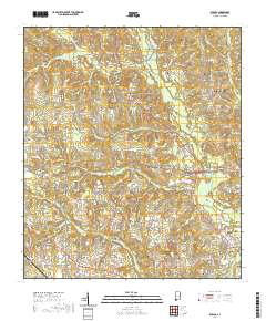 USGS US Topo 7.5-minute map for Kushla AL 2020