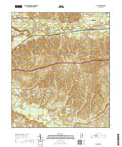 USGS US Topo 7.5-minute map for La Place AL 2020