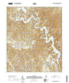 USGS US Topo 7.5-minute map for Lake Tuscaloosa South AL 2020