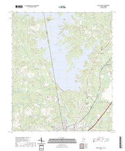 US Topo 7.5-minute map for Lanett North ALGA