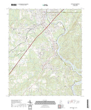 US Topo 7.5-minute map for Lanett South ALGA