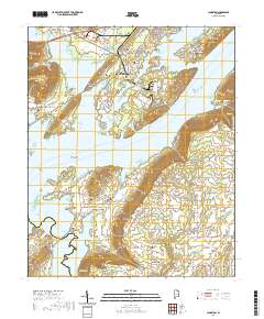 USGS US Topo 7.5-minute map for Langston AL 2020