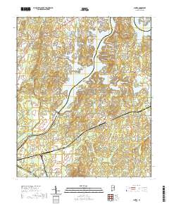 USGS US Topo 7.5-minute map for Laniers AL 2020